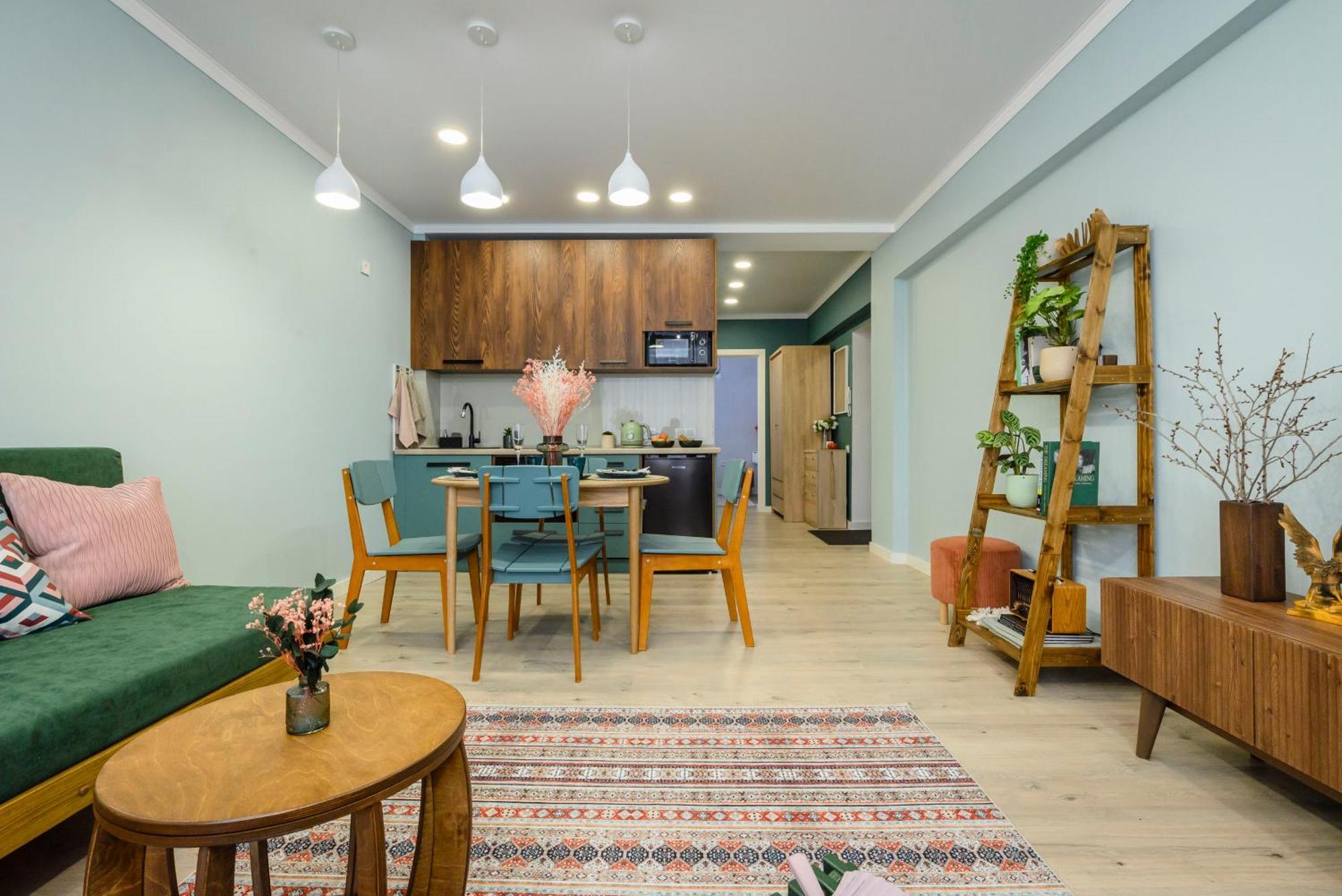 Mid-Century Charm Apartments В Центре Алматы Exteriér fotografie